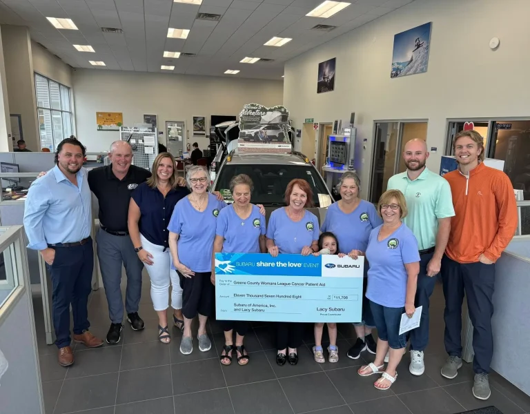 RC Lacy Subaru Donates